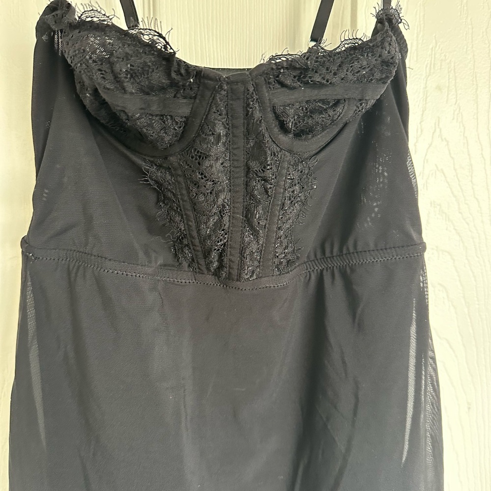 (2/$20) Urban Outfitters Black corset mini dress